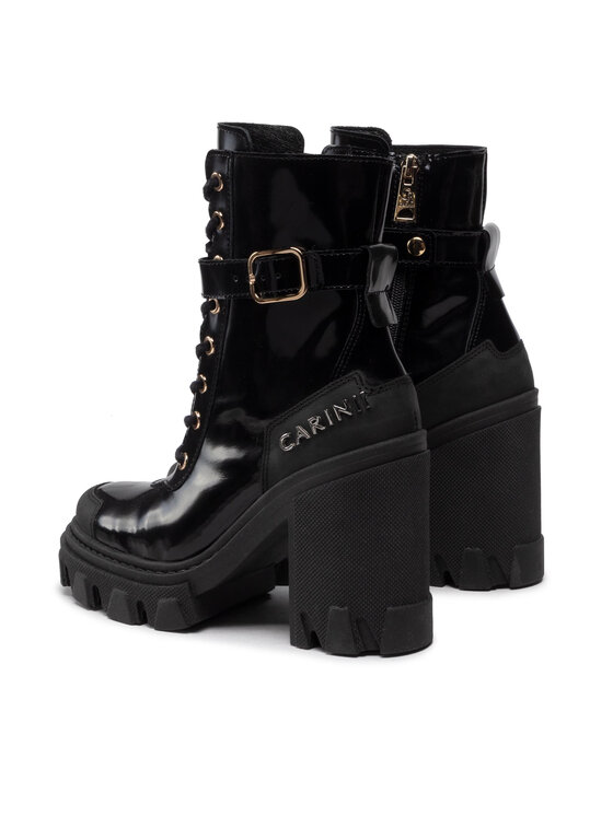 Carinii Botines planos Carinii B8230 Negro