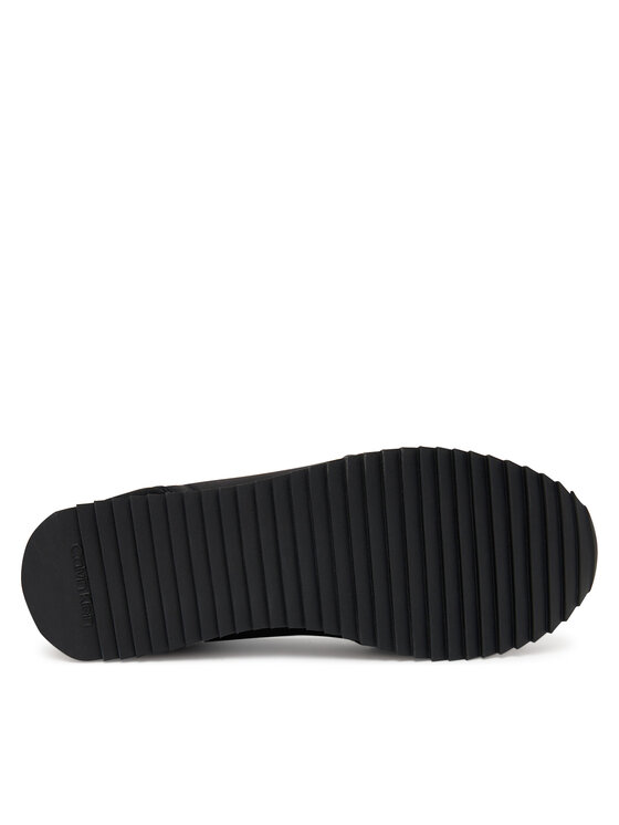 Calvin Klein Jeans Sneakersy Calvin Klein Jeans Runner Laceup Sock Mg Nylon Mix YW0YW01644 Černá