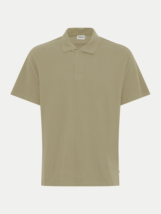 Solid Solid Pólóing 21108171 Zöld Regular Fit