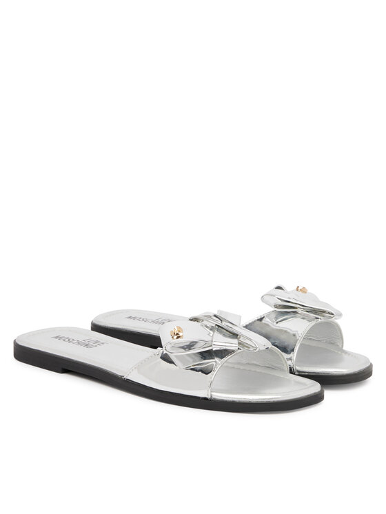 LOVE MOSCHINO Шльопанці LOVE MOSCHINO JA28142G0OJE090B Срібний