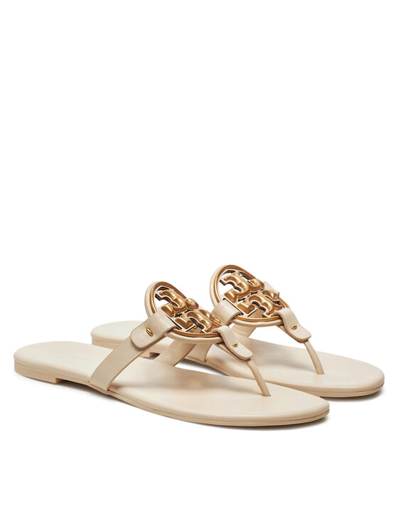 Tory Burch Джапанки Tory Burch Miller 136593 Екрю