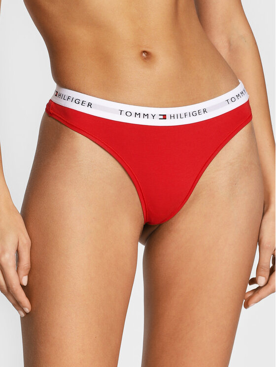 Tommy Hilfiger Tommy Hilfiger Tanga UW0UW03835 Piros