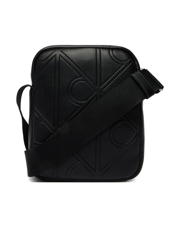 Calvin Klein Bandolera Calvin Klein Emblem Aop Emboss Reporter LV04D3331G Negro