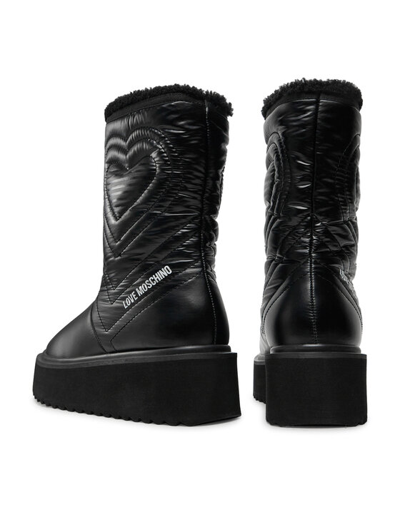LOVE MOSCHINO Śniegowce LOVE MOSCHINO JA24286L0LIN600A Czarny