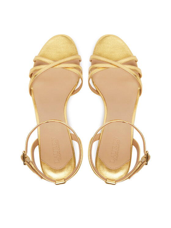 LAUREN RALPH LAUREN Sandale LAUREN RALPH LAUREN Kendyl 802P10398001 Zlatna