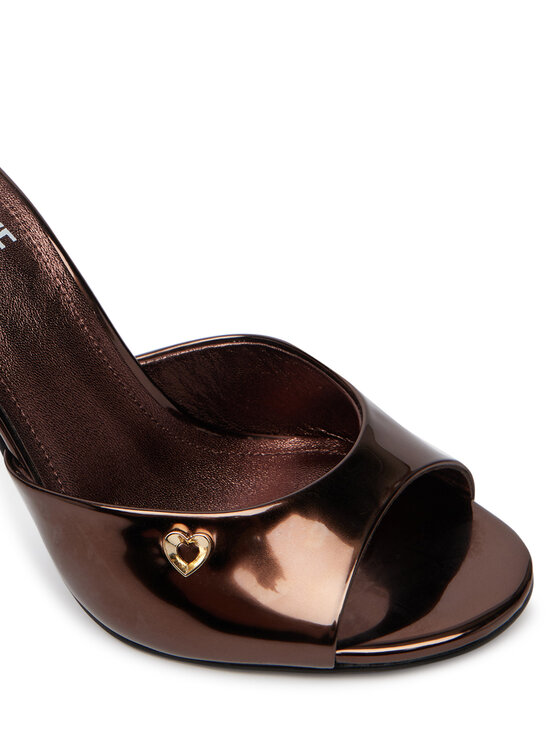 LOVE MOSCHINO Klapki LOVE MOSCHINO JA28209G0OJE0203 Czarny