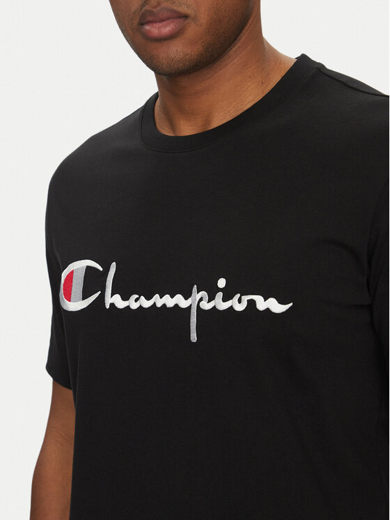 Champion Champion Футболка 221621 Чорний Standard Fit