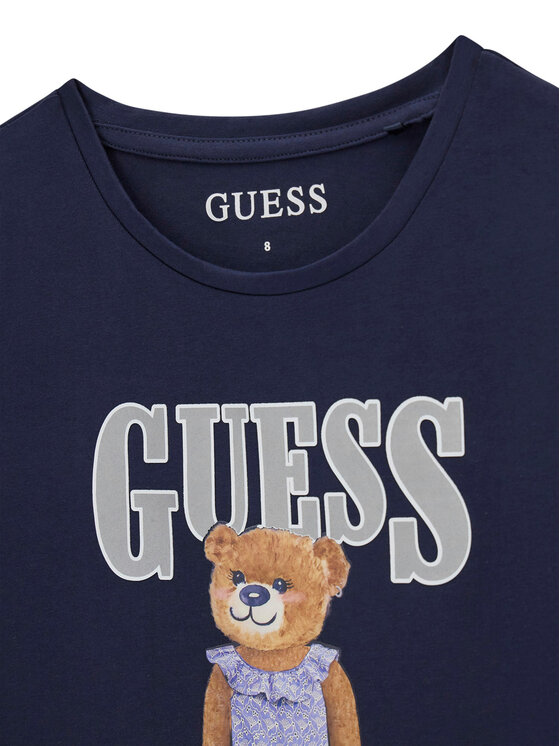 Guess Guess Póló J6GI04 K6YW4 Sötétkék Regular Fit