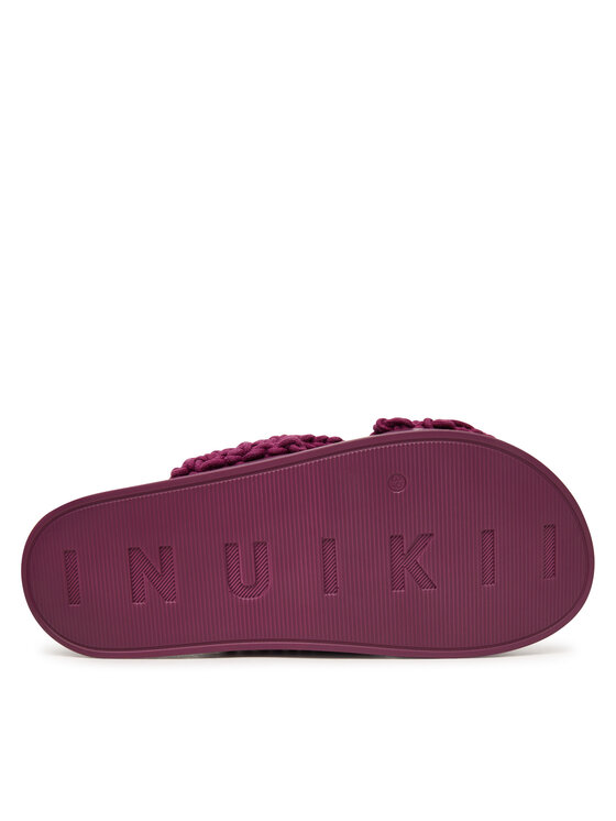 Inuikii Шльопанці Inuikii Woven Stones 1004.003.0073 Бордовий