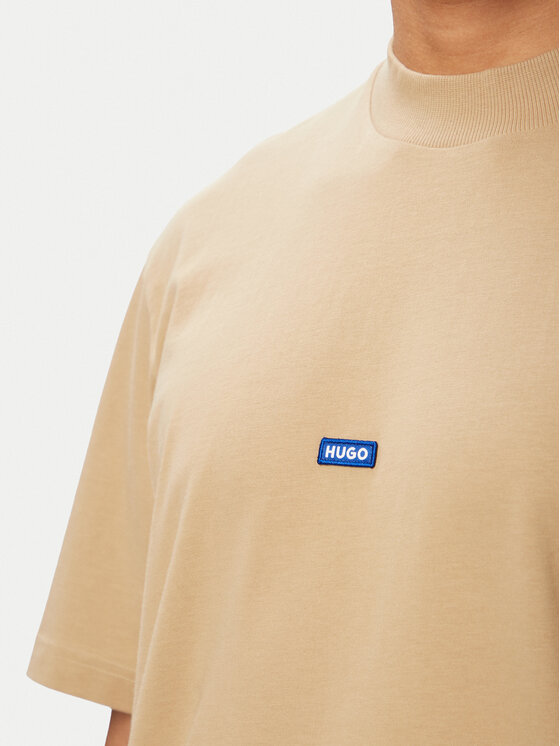 HUGO Hugo Футболка Nieros 50509991 Бежевий Regular Fit