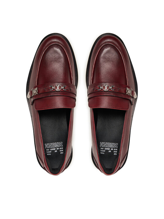 Bronx Chunky loafers Bronx Next Wagon 66652-US Bordeaux