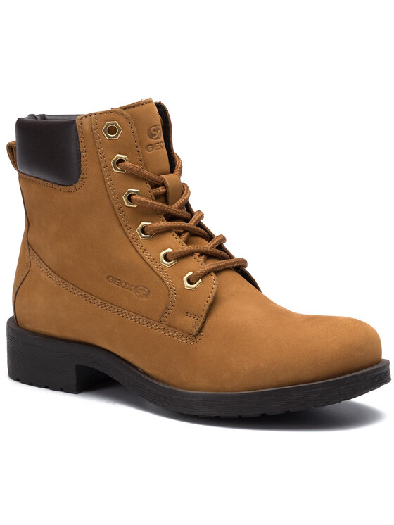 Geox Pohodni čevlji Geox D Rawelle B D946RB 032BC C5B6M Rjava