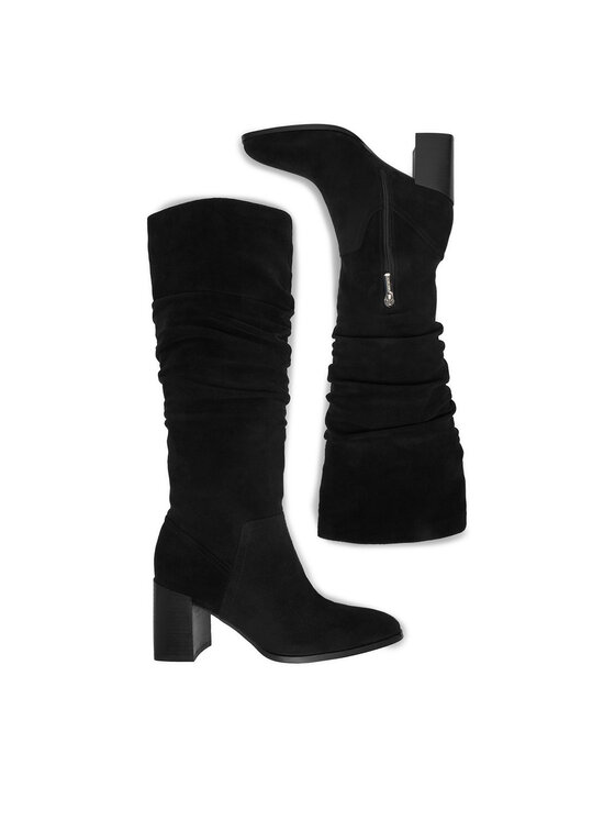 Nine West Kozaki Nine West CEO-BASZIRA-01 Czarny