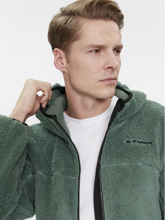 Kappa Kappa Polár kabát 321H7YW Zöld Regular Fit
