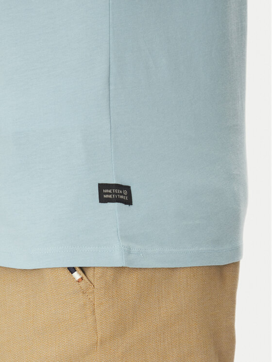 INDICODE INDICODE Majica Kloge 40-915 Modra Regular Fit