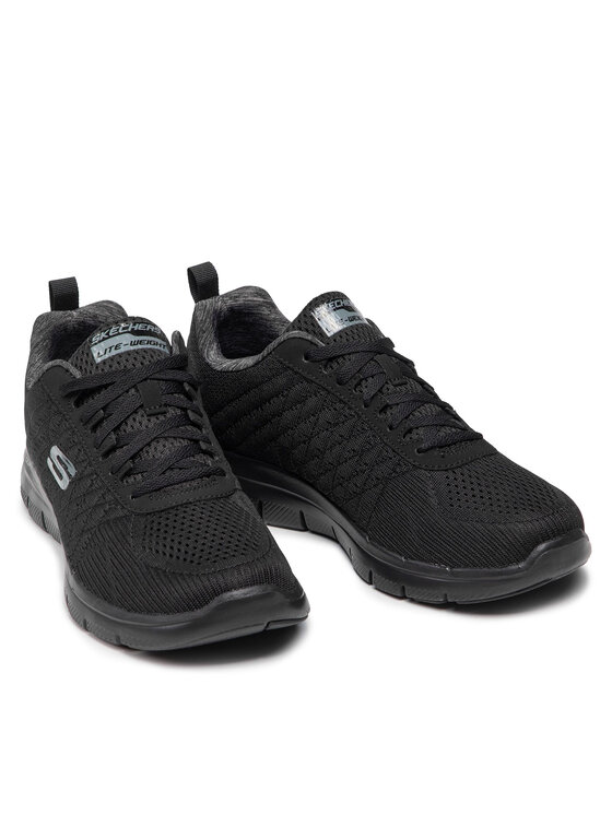 Skechers Sneakersy Skechers The Happs 52185/BBK Czarny