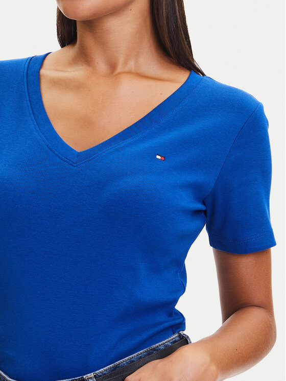 Tommy Hilfiger Tommy Hilfiger Camiseta New Cody WW0WW40584 Azul Slim Fit