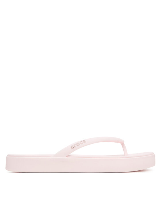 Crocs В'єтнамки Crocs Miami Square Flatform Flip 214161 Світло-рожевий