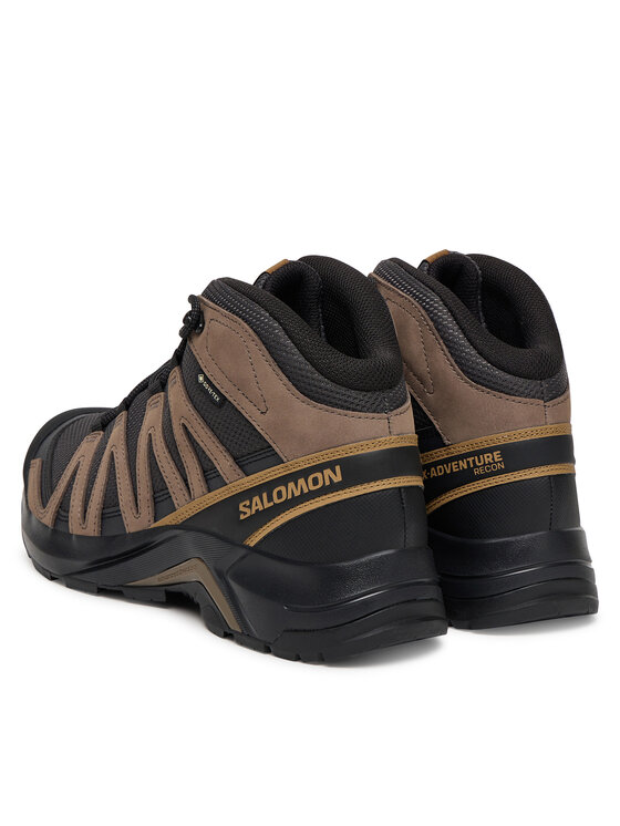 Salomon Trekingová obuv Salomon X-Adventure Recon Mid Gore-Tex L47814500 Sivá