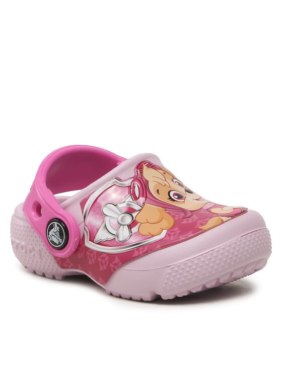Crocs Natikači Crocs Fl Paw Patrol Patch Cg T 207487 Roza