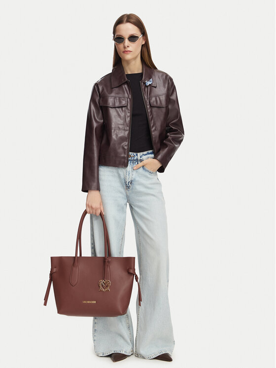 LOVE MOSCHINO Kabelka LOVE MOSCHINO JC4059PP1PLL0200 Hnedá