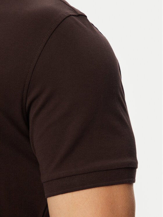 Beverly Hills Polo Club Beverly Hills Polo Club Поло P-SS26M-P4501247 Темно-коричневий Regular Fit
