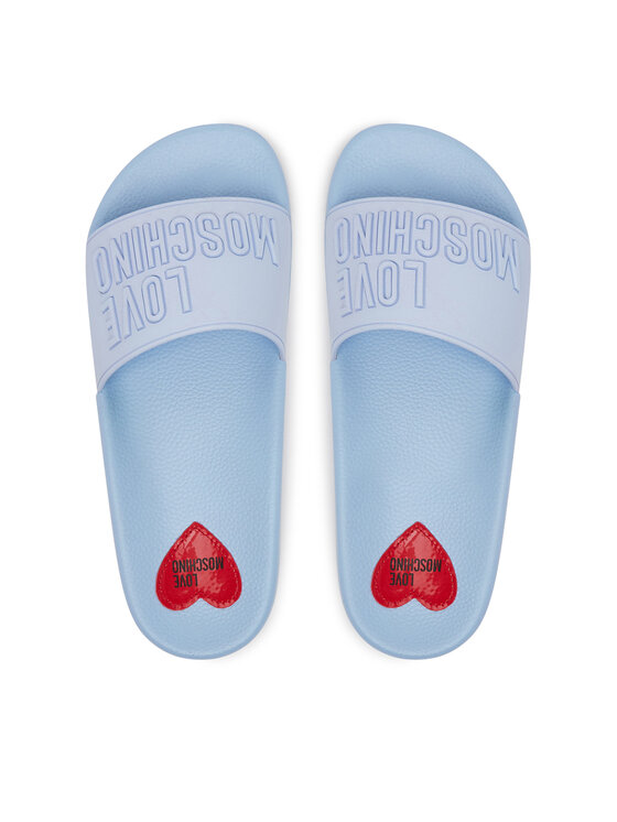 LOVE MOSCHINO Шльопанці LOVE MOSCHINO JA28052G0MI15712 Голубий