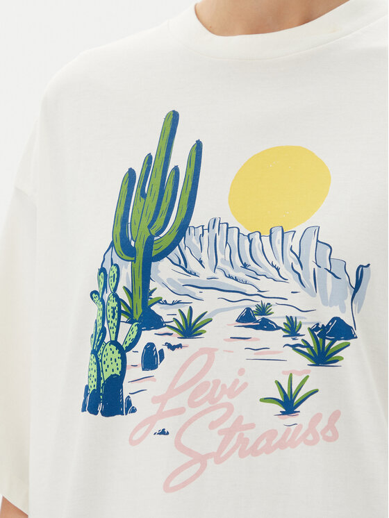 Levi's® Levi's® Majica Graphic A4924-0082 Bela Relaxed Fit