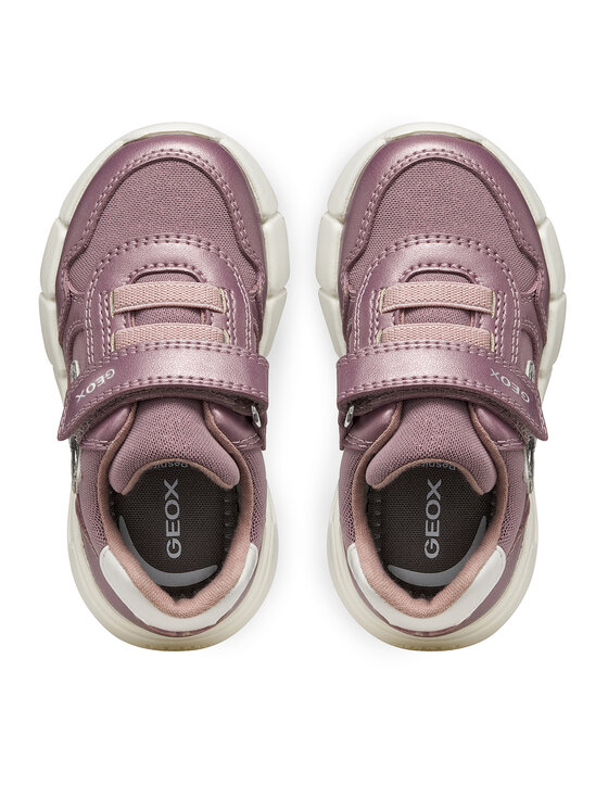 Geox Tenisice Geox B Flexyper Mini Girl B566NB 0AJAS C8217 S Tamno srebrna