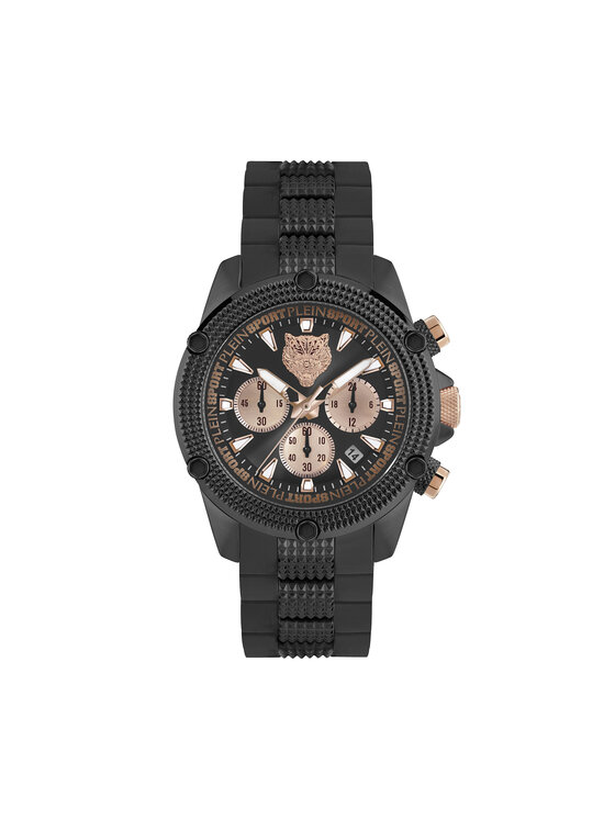 Plein Sport Годинник Plein Sport Hurricane PSDBA0323 Чорний