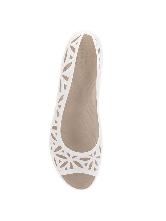 Crocs Félcipő Crocs Isabella Jelly II Flat W 204941 Fehér