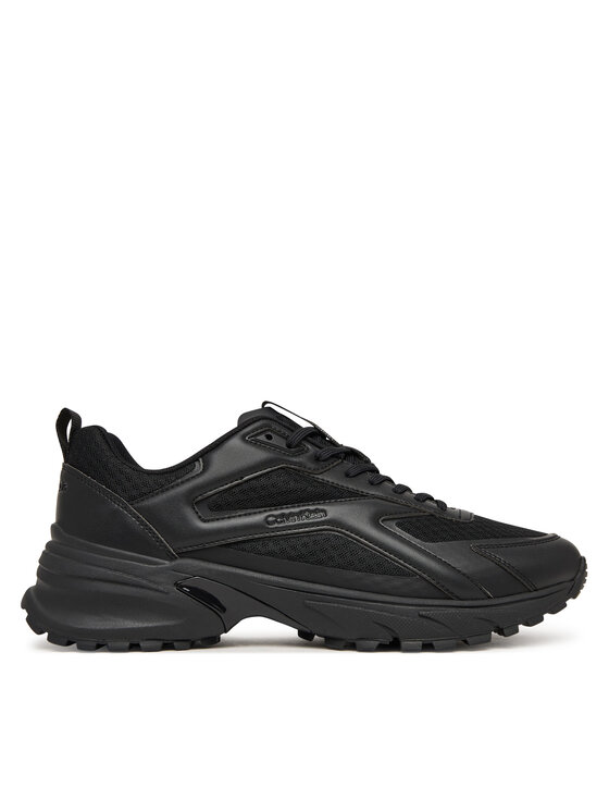 Calvin Klein Сникърси Calvin Klein Hike Runner Laceup Strip M-Lt HM0HM02154 Черен