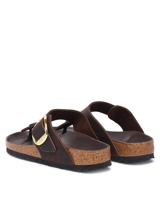 Birkenstock В'єтнамки Birkenstock Gizeh Big Buckle 1033002 Темно-коричневий