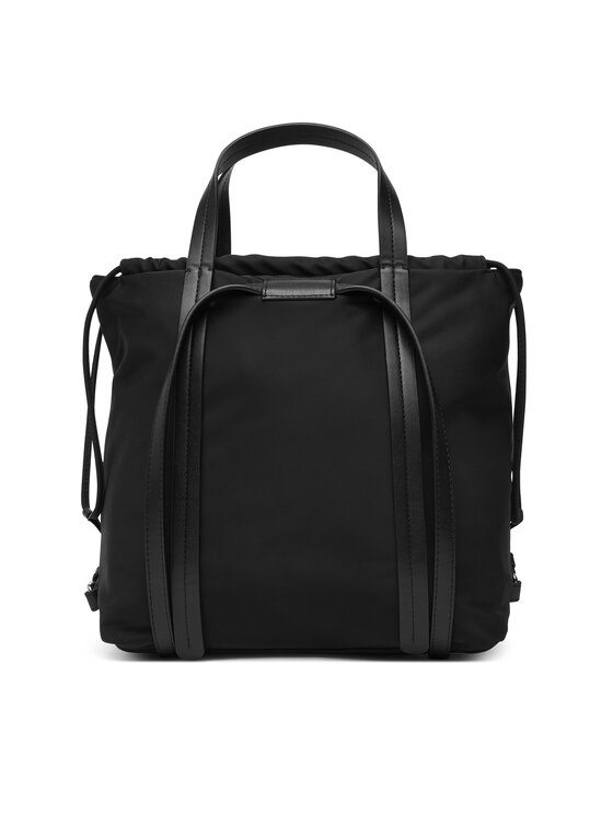 Tommy Hilfiger Batoh Tommy Hilfiger Th Soft Nylon Tote/Backpack AW0AW19029 Černá