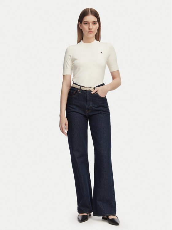 Tommy Hilfiger Tommy Hilfiger Maglione WW0WW49705 Giallo Slim Fit