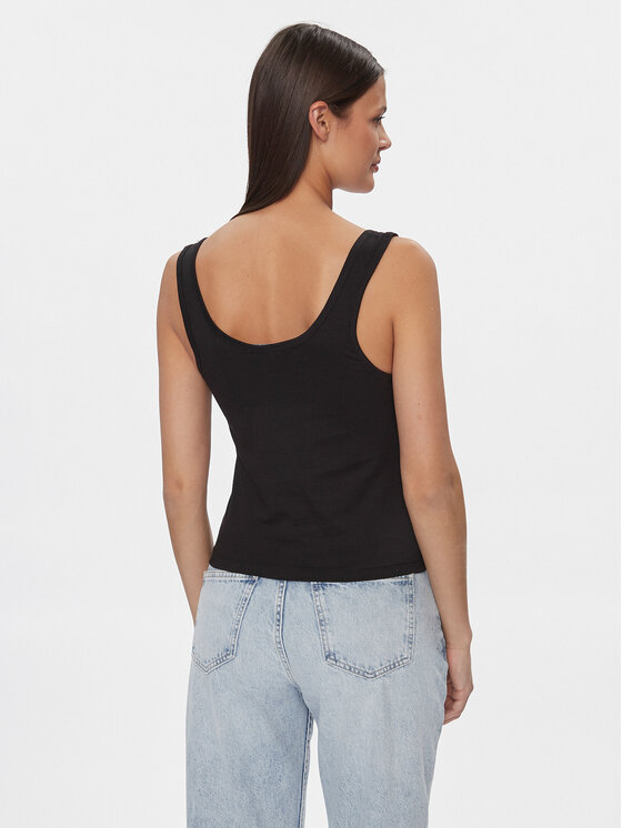 Calvin Klein Jeans Calvin Klein Jeans Top Institutional J20J221064 Nero Slim Fit