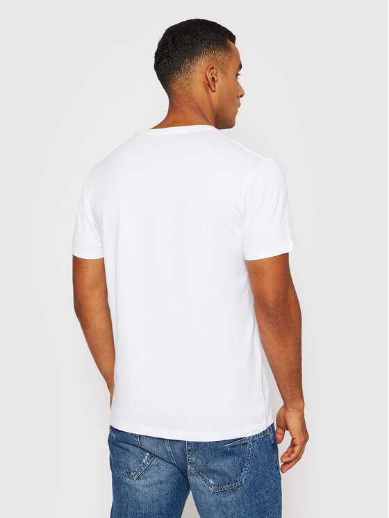 Pepe Jeans Pepe Jeans Majica Original PM508210 Bela Slim Fit