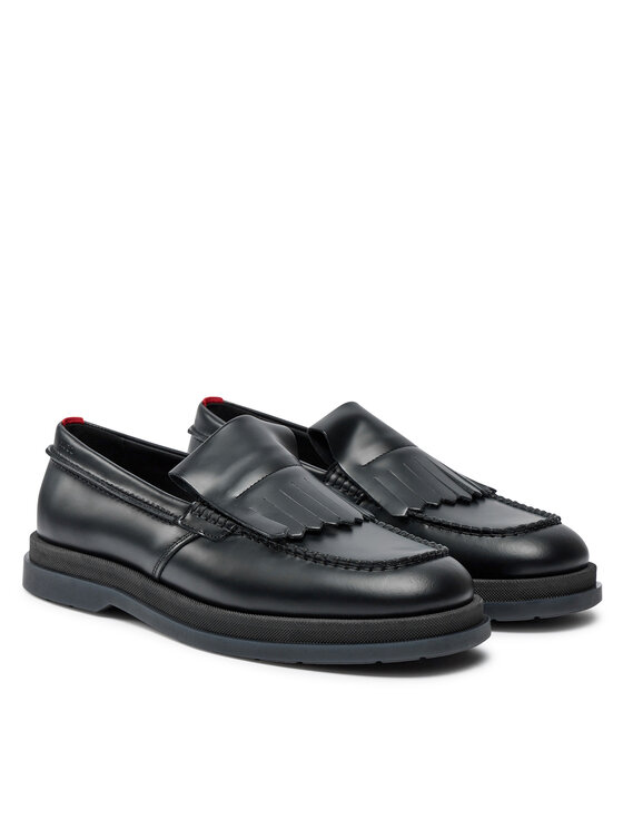 HUGO Loafersy HUGO Chaol_Mocc_BO 50522977 Czarny