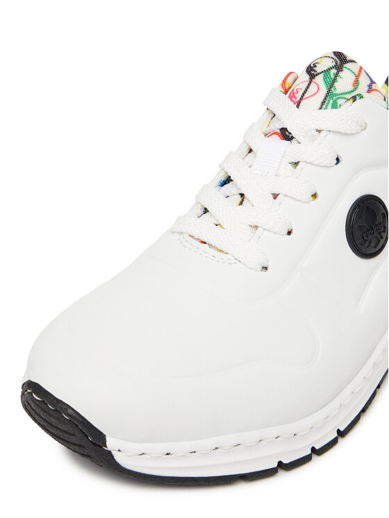 Rieker Sneakersy Rieker M4903-80 Bílá