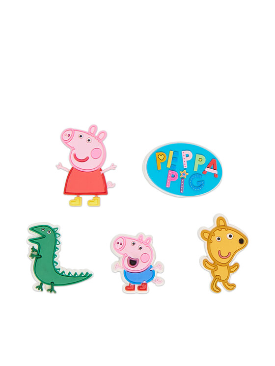 Crocs Ozdoba na topánky Crocs Peppa Pig Character 5Pck 10015107 Farebná