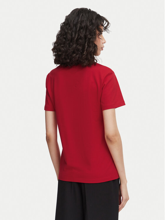 Beverly Hills Polo Club Beverly Hills Polo Club Camiseta P-SS26W-TS516518 Rojo Regular Fit