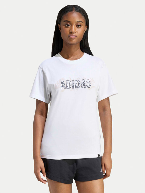 adidas adidas Camiseta Animal Graphic KB7146 Blanco Regular Fit