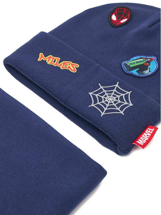 Spiderman Ultimate Σετ Κασκόλ και Σκούφος Spiderman Ultimate CEO-ACCCS-AW25-113SPRMV Σκούρο μπλε