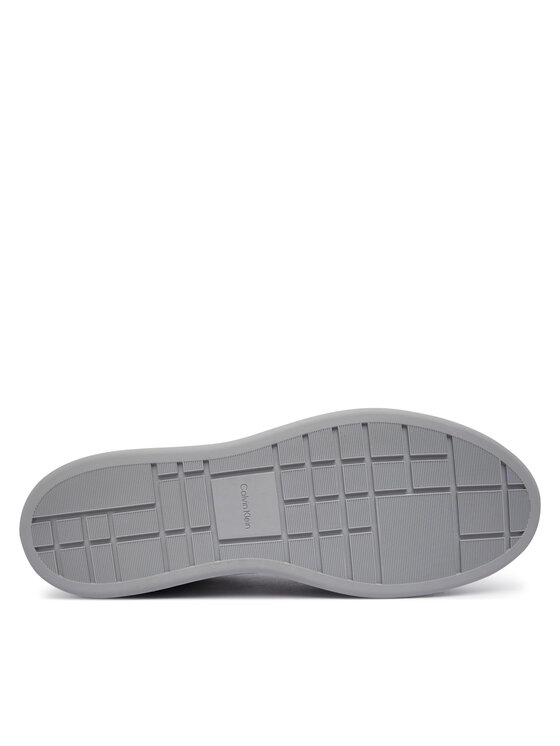 Calvin Klein Αθλητικά Calvin Klein Prime Cupsole Laceup Lth-Su Ml HM0HM02449 Γκρι