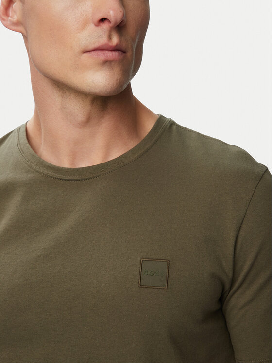 BOSS BOSS Camiseta Tales 50508584 Verde Regular Fit