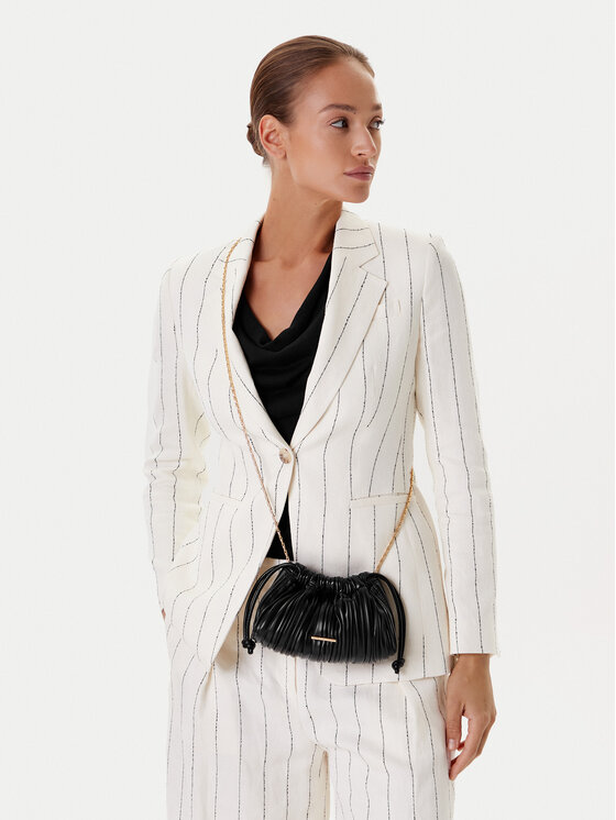 Calvin Klein Kabelka Calvin Klein Drawstring Plisse Conv Mini Cb P LV04F3077G Čierna