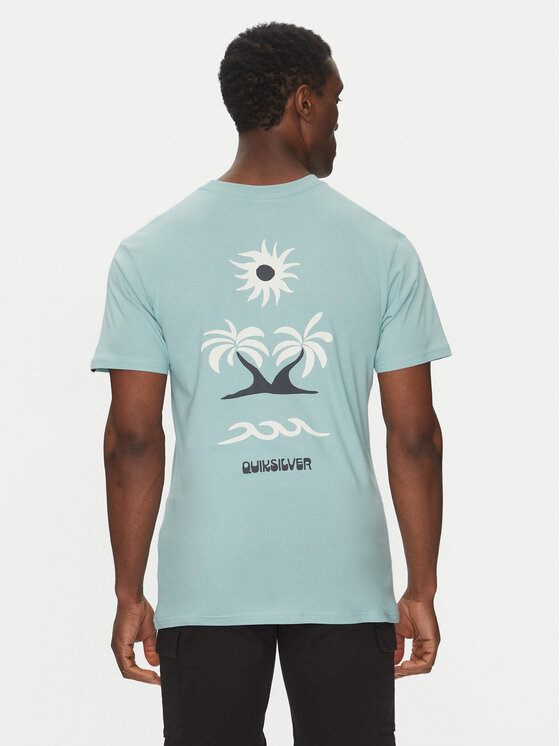 Quiksilver Quiksilver Футболка EQYZT08036 Бірюзовий Regular Fit