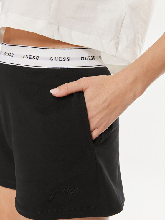 Guess Guess Kratke hlače pižama O4GD02 KBS91 Črna Loose Fit