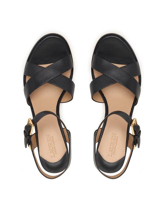 LAUREN RALPH LAUREN Sandały LAUREN RALPH LAUREN Emeryn 802P04435001 Czarny