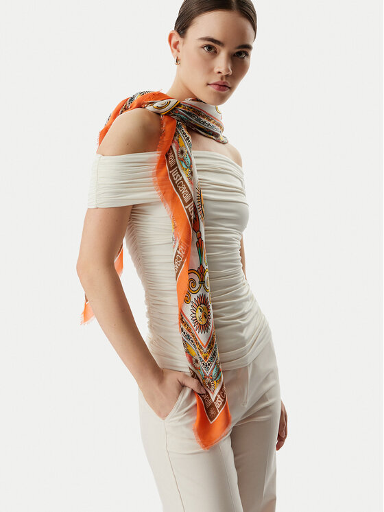 Just Cavalli Хустка Just Cavalli 80RA2H04 ZG322 Кольоровий